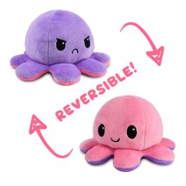 Reversible Octopus Plush: PPink & Purple