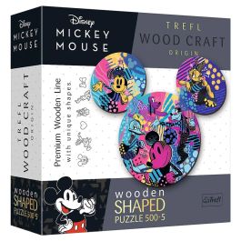 Puzzle: Disney Mickey, Woodcraft 500+5pc