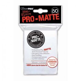 Deck Protection Sleeves: PRO: Matte White (50)