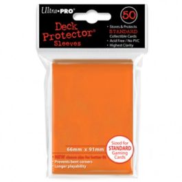 Deck Protection Sleeves: Solid Orange (50)
