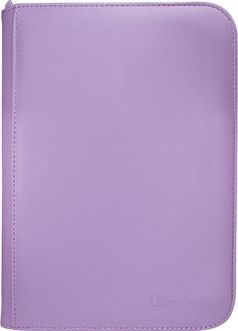 Vivid 4-Pocket Zippered PRO-Binder: Purple