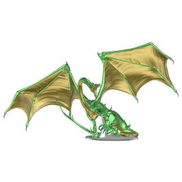Dungeons & Dragons Fantasy Miniatures: Icons of the Realms - Adult Emerald Dragon Premium Figure
