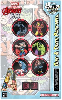Marvel Heroclix: Avengers 60th Dice And Token Pack