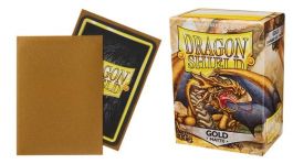 Dragon Shields: (100) Matte Gold