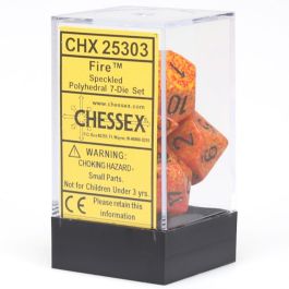 CHX25303 Chessex Manufacturing Speckled: Poly Set Fire (7)