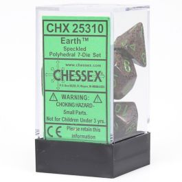 CHX25310 Chessex Manufacturing Speckled: Poly Set Earth (7)