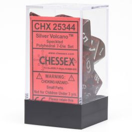 CHX25344 Chessex Manufacturing Dm3 Speckled Poly Silver Volcano (7)