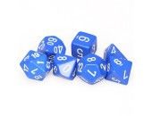 CHX25406 Chessex Manufacturing Opaque: Poly Set Blue/White (7)