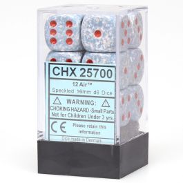 CHX25700 Chessex Manufacturing Speckled: 16mm D6 Air (12)
