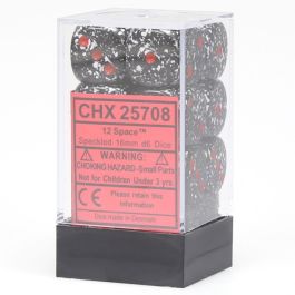 CHX25708 Chessex Manufacturing Speckled: 16mm D6 Space (12)