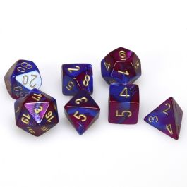 CHX26428 Chessex Manufacturing Gemini 2: Poly Blue Purple/Gold (7)