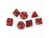 CHX27434 Chessex Manufacturing Vortex: Poly Burgundy/Gold (7)