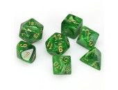 CHX27435 Chessex Manufacturing Vortex: Poly Green/Gold (7)