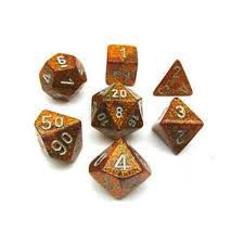 CHX27503 Chessex Manufacturing Dm9: Glitter Poly Gold/Silver (7)