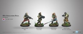 CVB280172-0527 Corvus Belli Infinity: Ariadna 45th Highlander Rifles Galwegian NEW