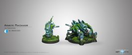 CVB280242-0255 Corvus Belli Infinity: PanOceania Armbots: Peacemaker and Auxbot