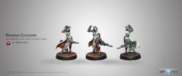 CVB280547-0302 Corvus Belli Infinity: Nomads Reverend Custodiers (Hacker, Combi Rifle + Marker)