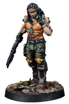 CVB280725-0666 Corvus Belli Infinity: Mercenaries Joe `Scarface` Turner, Mercenary Tag Pilot