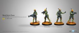 CVB280727-0686 Corvus Belli Infinity: Mercenaries Druze Shock Teams