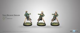 CVB280902-0379 Corvus Belli Infinity: Tohaa Tohaa Diplomatic Delegates