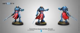 CVB281201-0712 Corvus Belli Infinity: PanOceania Knight Hospitaller Gabriele de Fersen (Hacker)