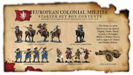 FGD0051 Firelock Games Blood & Plunder: European Colonial Militia Nationality Set