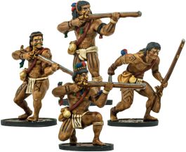 FGD0060 Firelock Games Blood & Plunder: Native American Warrior Musketeers Unit