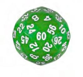 Dice: 35mm D60 Green