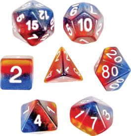 Transparent: Layered Poly Sunset Assortment (7)(Hook Top)