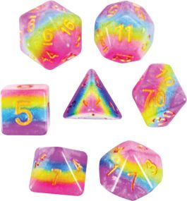 Opaque: Layered Poly Cotton Candy Assortment (7)(Hook Top)