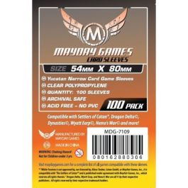 Sleeves: Yucatan Narrow Card Sleeves 50mm x 80mm (100)