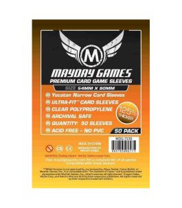 Sleeves: Premium Yucatan Narrow Card Game Sleeves 54mm x 80mm (50)