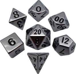 16mm Silver Metal Dice Set