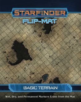 PZO7301 Paizo Publishing Starfinder RPG: Flip-Mat - Basic Terrain