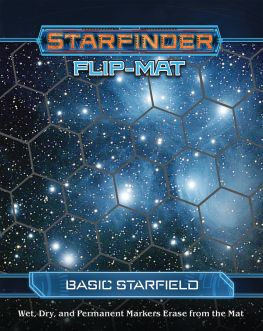PZO7302 Paizo Publishing Starfinder RPG: Flip-Mat - Basic Starfield