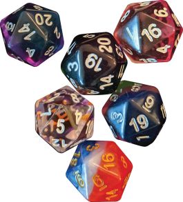 RPG Dice D20 Premium Variety Pack