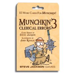 SJG1416 Steve Jackson Games Munchkin 3: Clerical Errors (Revised Edition)