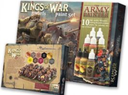 TAPWP8015 Army Painter Warpaints: Kings of War Dwarfs Paint Set (10)