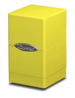 UPI84182 Ultra Pro Satin Tower Deck Box: Yellow
