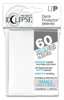 UPI85268 Ultra Pro Pro-Matte Eclipse Small Deck Protector Sleeves: White (60)