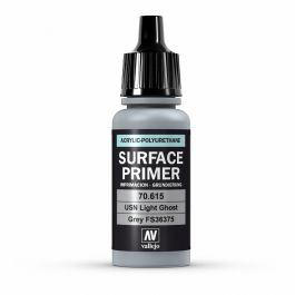 VAL70615 Vallejo Auxiliary Products: Surface Primer USN Light Ghost Grey (17 ml)