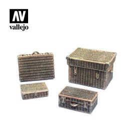 Scenics: Wicker Suitcases