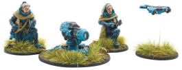 WLGWGA-FRB-24 Warlord Games Gates of Antares: Freeborn Support Team with Mag Light Support