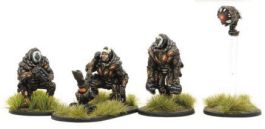 WLGWGA-ISO-24 Warlord Games Gates of Antares: Isorian Senatax Support Team with X-Launcher