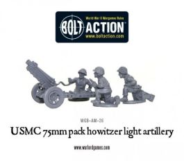 WLGWGB-AM-26 Warlord Games Bolt Action: USMC 75mm Pack Howitzer Light Artillery