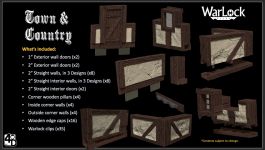 WarLock Tiles: Town & Village