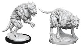 Pathfinder Deep Cuts Unpainted Miniatures: Hell Hounds