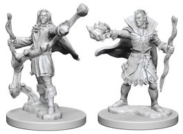 Pathfinder Deep Cuts Unpainted Miniatures: Elf Male Sorcerer