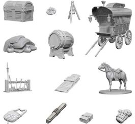 Dungeons & Dragons Nolzur`s Marvelous Unpainted Miniatures: Adventurer`s Campsite