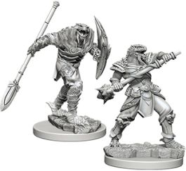 Dungeons & Dragons Nolzur`s Marvelous Unpainted Miniatures: Dragonborn Fighter with Spear